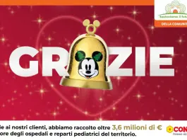 Conad raccoglie oltre 3,6 milioni a sostegno di 27 ospedali e reparti pediatrici