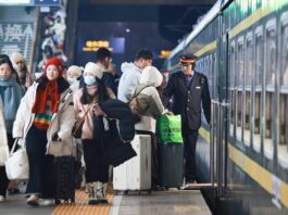 Cina, aumentano i viaggi interregionali di passeggeri, + 3,5%