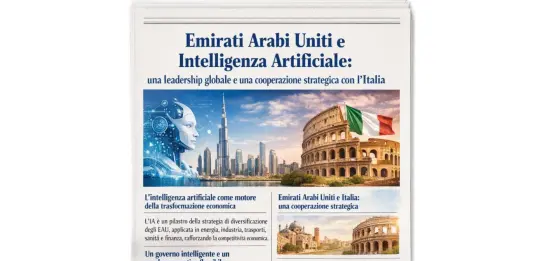 Emirati Arabi Uniti e IA, leadership globale e cooperazione strategica con Italia