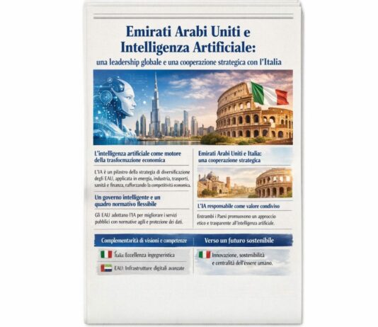 Emirati Arabi Uniti e IA, leadership globale e cooperazione strategica con Italia