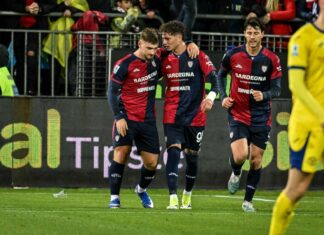 Il Cagliari vince ancora, Verona travolto 4-0