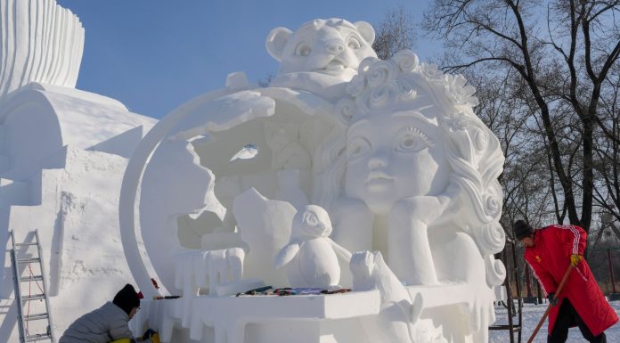 Cina: a Harbin una competizione di sculture di neve, 25 le squadre partecipanti (2)