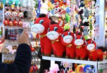 Cina: peluche con errore di cucitura diventa virale (1)