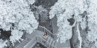 Cina: il monte Hengshan si veste di bianco (3)