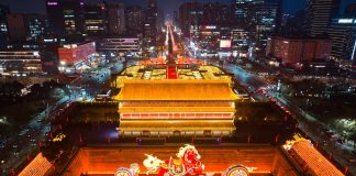Cina: Xi’an, festival delle lanterne celebra Capodanno lunare (3)