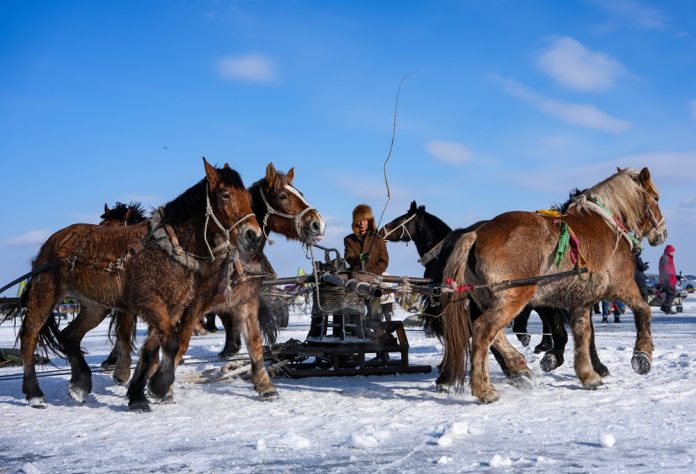 CHINA-JILIN-CHAGAN LAKE-ICE FISHING (CN)