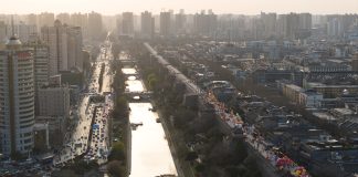 Cina: Xi’an, completamente ricollegato antico fossato dopo oltre 70 anni