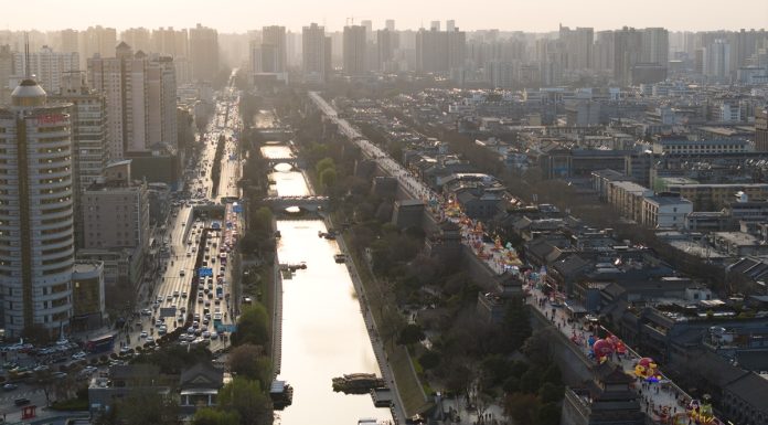 Cina: Xi’an, completamente ricollegato antico fossato dopo oltre 70 anni