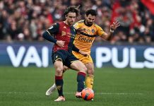 Leris risponde a Colombo, 1-1 tra Genoa e Pisa al Ferraris