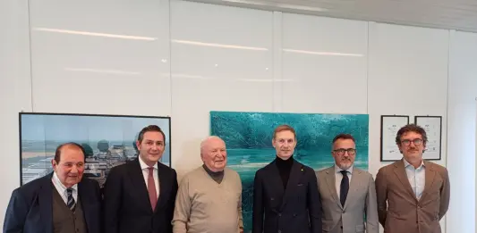 Il presidente del Consiglio Regionale Romani in visita alla ZinCol Lombarda