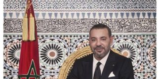 ملك المغرب يهنئ أعضاء المنتخب الوطني لكرة القدم بمناسبة صعودهم للمباراة النهائية لكأس أمم إفريقيا