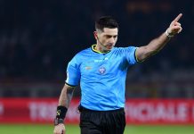 Serie A, gli arbitri della 37esima giornata: Roma-Lazio a Maresca, Massa per Juventus-Fiorentina