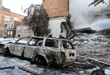 Ucraina, diversi attacchi russi nella notte con 115 droni