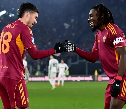 Koné e Soulé, la Roma vince ancora: Sassuolo sconfitto 2-0 nel finale