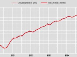 A dicembre occupati in calo rispetto al mese precedente, +62 mila posti di lavoro sull’anno