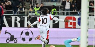 Il Milan torna con i 3 punti da Cagliari, decide Leao