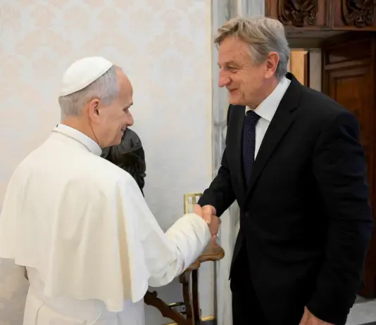 Papa Leone XIV riceve il presidente del Meeting di Rimini Bernhard Scholz