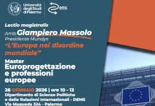 L’ambasciatore Massolo inaugura il secondo ciclo del master in “Europrogettazione” dell’Università di Palermo