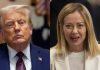 Telefonata tra Meloni e Trump, scambio di vedute sulle principali questioni internazionali