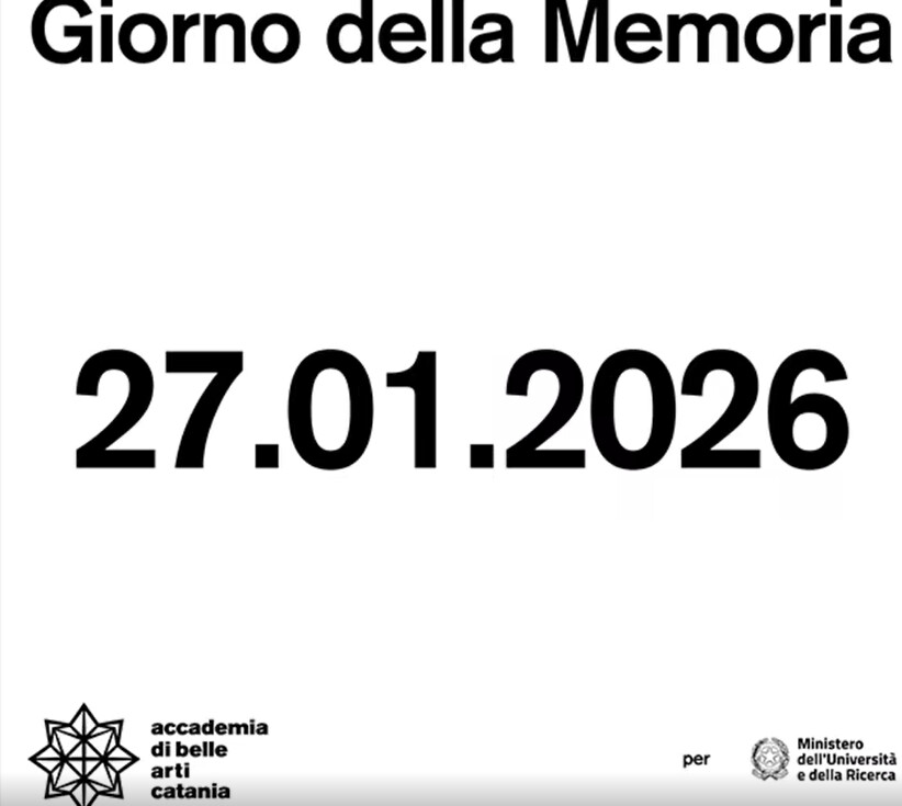 Giorno della Memoria, il MUR celebra il 27 Gennaio con un progetto grafico dell’Accademia di Belle Arti di Catania
