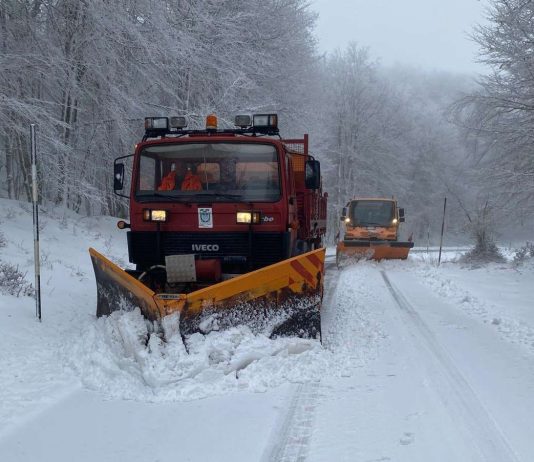 Protezione Civile regionale, stato di attenzione per nevicate fino al 26 gennaio