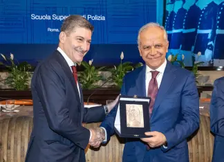 Inaugurato l’anno accademico della Scuola Superiore di Polizia con Piantedosi e Pisani