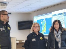 Todde visita il Centro Decisioni della Protezione Civile regionale della Sardegna