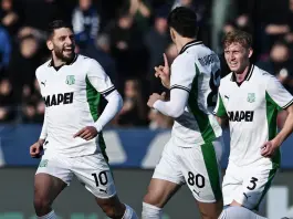 Il Sassuolo torna a vincere, 1-3 sul campo del Pisa che resta ultimo in classifica