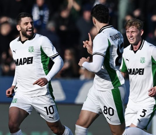 Il Sassuolo torna a vincere, 1-3 sul campo del Pisa che resta ultimo in classifica