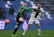 Pari tra Sassuolo e Parma, il derby emiliano finisce 1-1