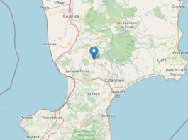 Terremoto nel Catanzarese, scossa di magnitudo 3.8