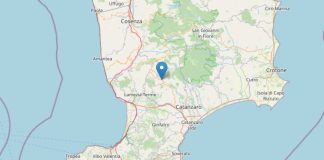 Terremoto nel Catanzarese, scossa di magnitudo 3.8