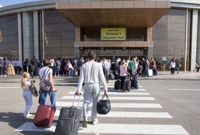 Scenes at Sharm El-Sheikh airport