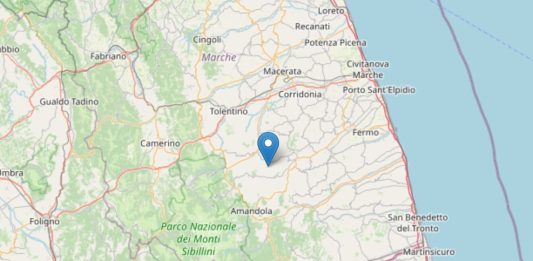 Sciame sismico nella notte nel Maceratese, scossa di terremoto più forte di magnitudo 3.8