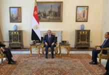 Egitto, il presidente al-Sisi riceve il consigliere di Trump Massad Boulos