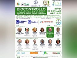 Biocontrollo e nuove frontiere delle produzioni agricole, il 28 gennaio un convegno a Roma