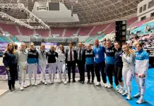 L’ambasciata italiana a Tunisi incontra le Nazionali di sciabola