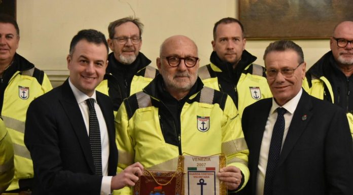 Vallotto e Venturini ricevono una delegazione della Guardia Costiera Volontaria