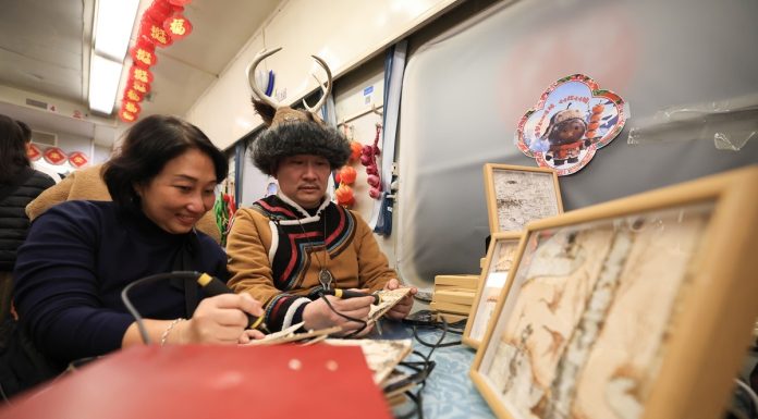 Cina: Heilongjiang, treno a tema cultura popolare attira turisti (1)