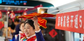 Cina: la ferrovia Pechino-Harbin celebra il quinto anniversario (2)