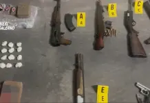Agro Nocerino Sarnese, arrestate tre persone per detenzione di droga, armi e munizioni / Video
