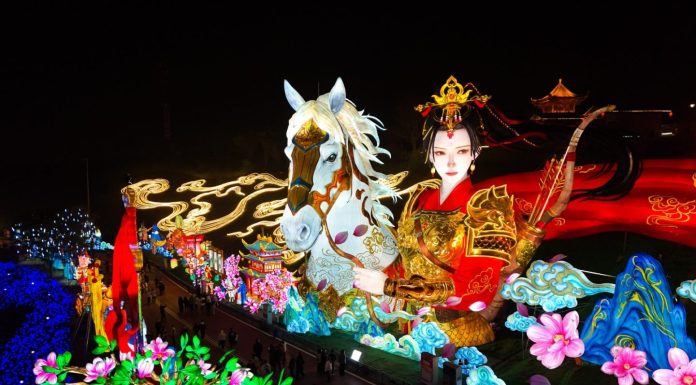 Cina: entra nel vivo la Zigong International Dinosaur Lantern Show (2)