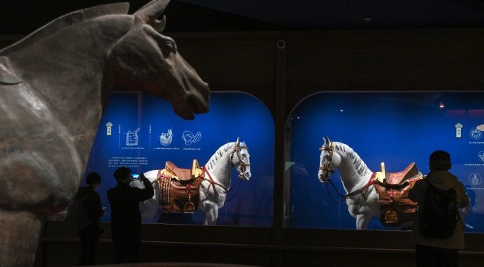 Cina: Pechino, Museo nazionale ospita mostra sull’Anno del Cavallo (2)