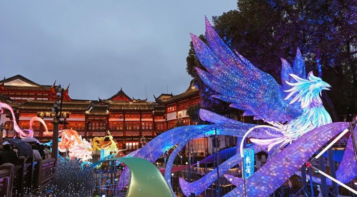 Cina: Shanghai, al via Festival delle lanterne del giardino di Yuyuan (1)