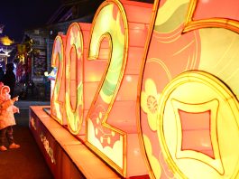 Cina: luci e colori nelle strade per i festeggiamenti del nuovo anno (1)