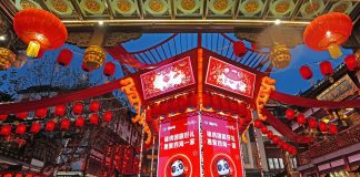 Cina: Shanghai, al via Festival delle lanterne del giardino di Yuyuan (2)