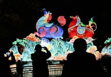 Cina: a Chongqing un festival delle lanterne per celebrare il Capodanno (1)