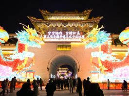 Cina: luci e colori nelle strade per i festeggiamenti del nuovo anno (2)