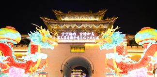 Cina: luci e colori nelle strade per i festeggiamenti del nuovo anno (2)