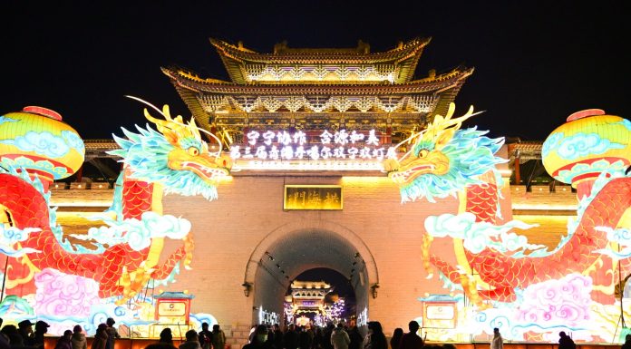 Cina: luci e colori nelle strade per i festeggiamenti del nuovo anno (2)